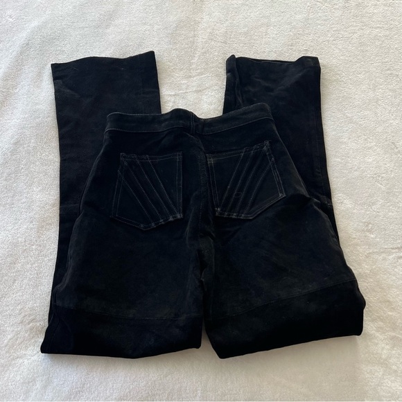 NWT Vintage Rampage Black Genuine Leather Pants - Picture 3 of 8